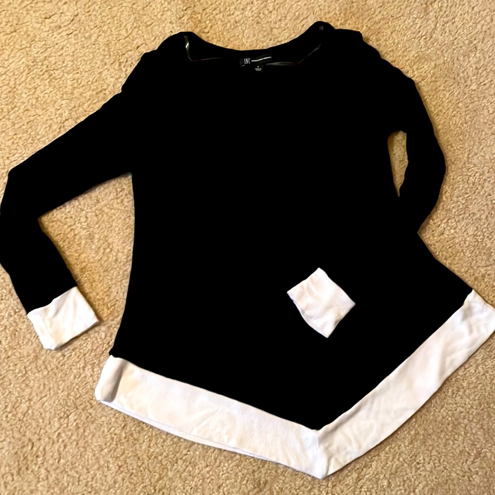 INC concepts black & white top